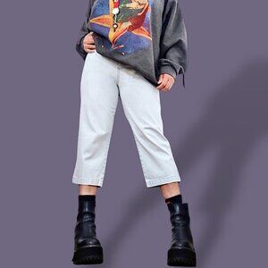 Lauren Ralph Lauren vintage made in Hong Kong high waisted cropped mom jeans 8P